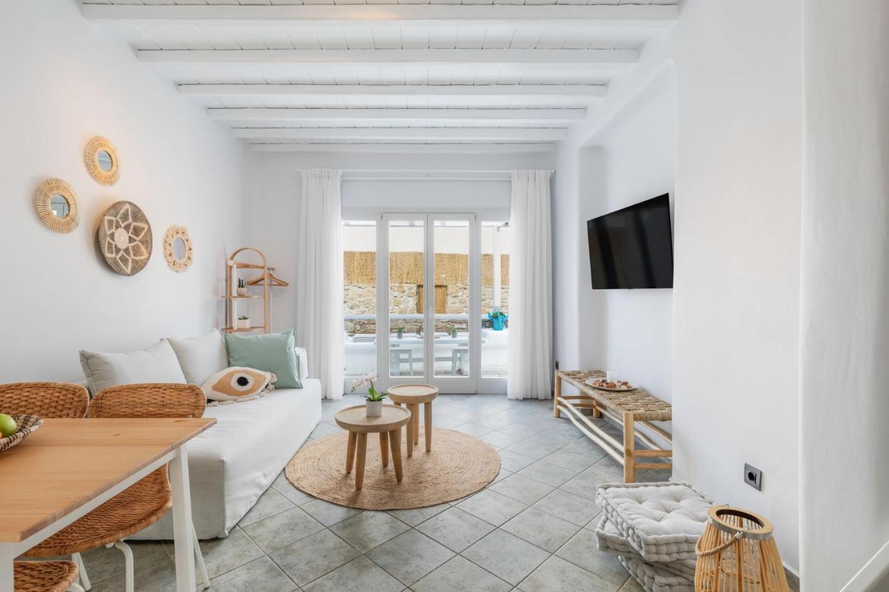 Ivi Mykonean Suites Mimoza Ornos Beach Экстерьер фото